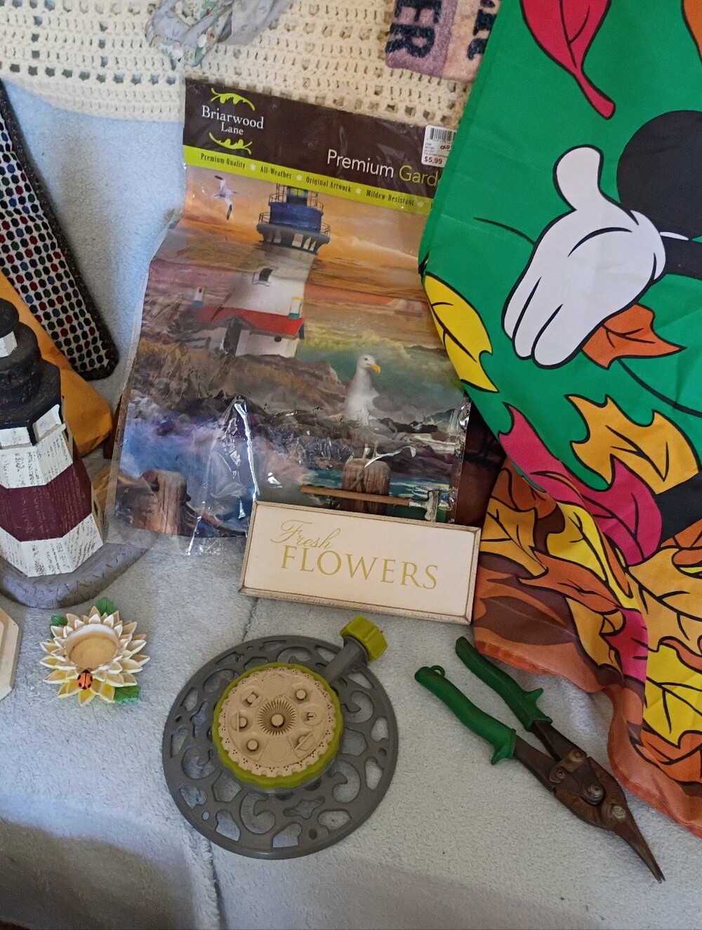 Eight Piece Outdoor Lot